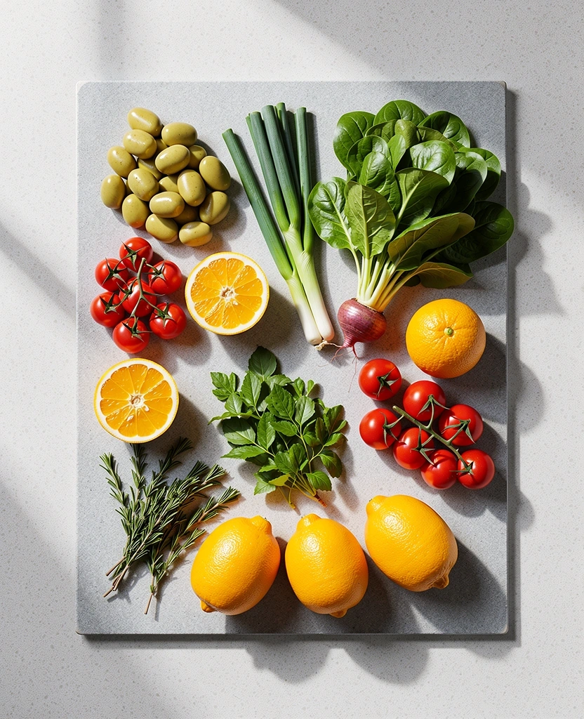 Frisches Obst und Gemüse für eine ausgewogene Ernährung
